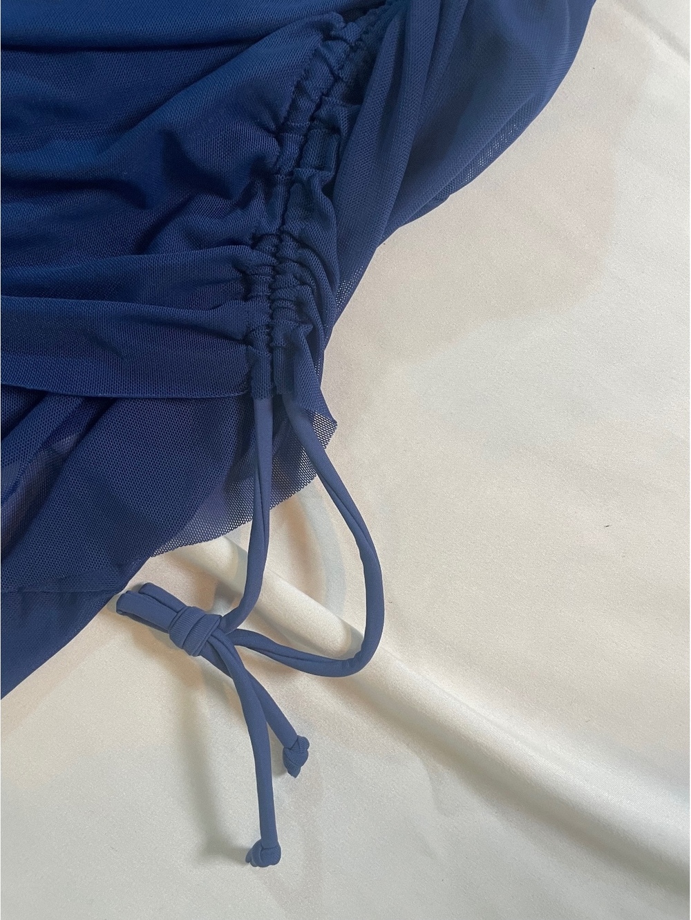 Blooming Jelly Women's 2-Piece Swimsuit Set Skirt Bottom Navy White L - Picture 2 of 8